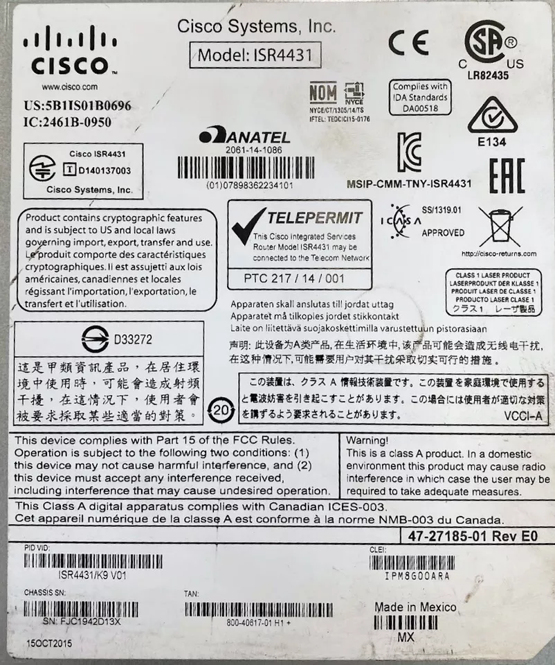 isr4431/k9 isr4431/k9